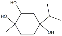 1,2,4-trihydroxymenthane Struktur