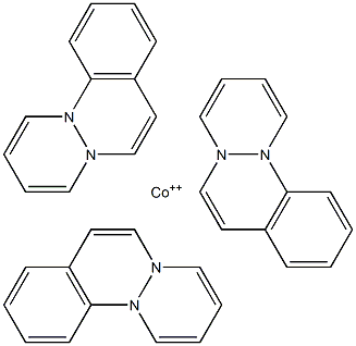 triphenanthrolinecobalt(II) Struktur