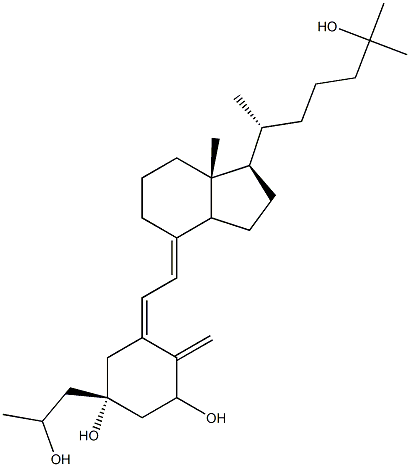 2-hydroxypropyl-1,25-dihydroxyvitamin D3 Struktur