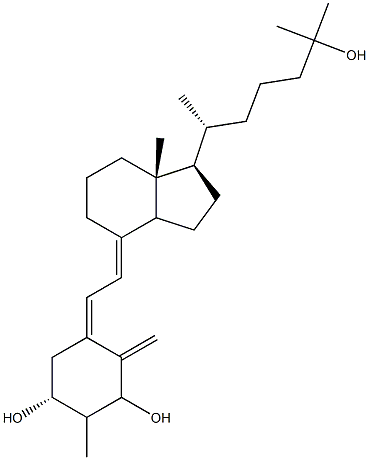 2-methyl-1,25-dihydroxyvitamin D3 Struktur