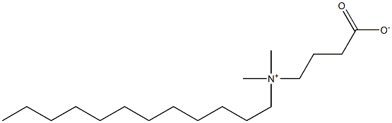 (N-dodecyl-N,N-dimethylammonio)butyric acid Struktur