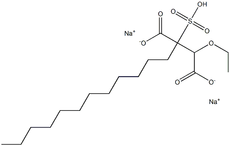 DISODIUMLAURYL3-ETHOXYSULPHOSUCCINATE Struktur