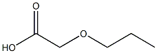 N-PROPOXYACETICACID Struktur