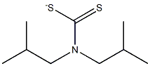 DIISOBUTYLDITHIOCARBAMATE Struktur