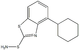 CYCLOHEXYL-2-BENZTHIAZYLSULPHENAMIDE Struktur