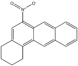 6-NITRO-1,2,3,4-TETRAHYDROBENZ(A)ANTHRACENE Struktur