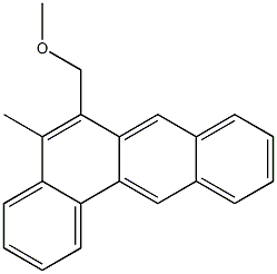 METHOXYMETHYLMETHYLBENZANTHRACENE Struktur