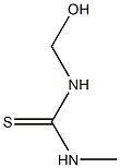 N-METHYL-N'-(HYDROXYMETHYL)THIOUREA Struktur