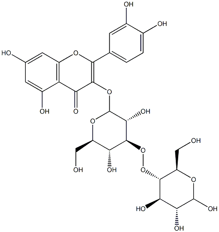 QUERCETIN-3,4'-O-DIGLUCOSIDE Struktur