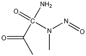 1-METHYL-2-ACETYL-1-NITROSOUREA Struktur