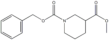 Methyl N- Cbz -piperidine-3-carboxylate Struktur