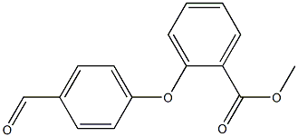 methyl 2-(4-formylphenoxy)
benzoate Struktur