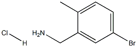 5-BROMO-2-METHYLBENZYLAMINE Hydrochloride Struktur