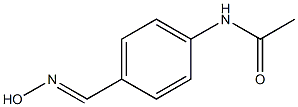 N-{4-[(HYDROXYIMINO)METHYL]PHENYL}ACETAMIDE Struktur