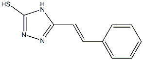 5-[(E)-2-PHENYLVINYL]-4H-1,2,4-TRIAZOLE-3-THIOL Struktur