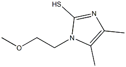 1-(2-METHOXYETHYL)-4,5-DIMETHYL-1H-IMIDAZOLE-2-THIOL Struktur