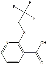 2-[(2,2,2-TRIFLUOROETHYL)THIO]NICOTINIC ACID Struktur