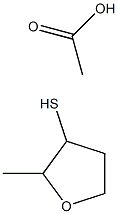 2-Methyl tetrahydrofuran-3-thiol acetate Struktur