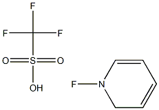 1-FLUORO PYRIDINE TRIFLUORO METHANESULFONATE Struktur