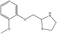 2-METHOXYPHENOXY METHYL TETRAHYDROTHIAZOLE Struktur