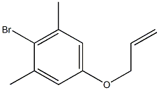 5-ALLYLOXY-2-BROMO-1,3-DIMETHYL-BENZENE Struktur