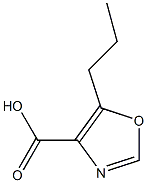 5-PROPYL-1,3-OXAZOLE-4-CARBOXYLIC ACID Struktur