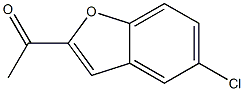 1-(5-chloro-1-benzofuran-2-yl)ethanone Struktur