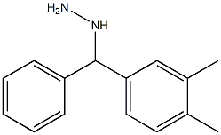 1-((3,4-dimethylphenyl)(phenyl)methyl)hydrazine Struktur