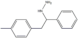 1-(1-phenyl-2-p-tolylethyl)hydrazine Struktur