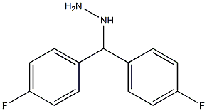 1-(bis(4-fluorophenyl)methyl)hydrazine Struktur