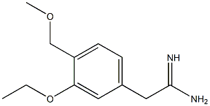 2-(3-ethoxy-4-(methoxymethyl)phenyl)acetamidine Struktur