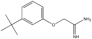 2-(3-tert-butylphenoxy)acetamidine Struktur