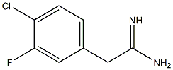 2-(4-chloro-3-fluorophenyl)acetamidine Struktur