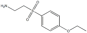 2-(4-ethoxyphenylsulfonyl)ethanamine Struktur