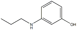 3-(propylamino)phenol Struktur