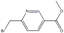 methyl 6-(bromomethyl)pyridine-3-carboxylate Struktur