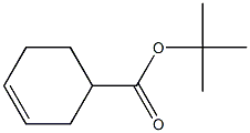 tert-butyl cyclohex-3-enecarboxylate Struktur