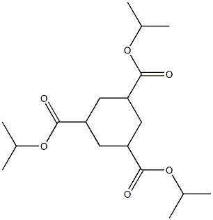 triisopropyl cyclohexane-1,3,5-tricarboxylate Struktur