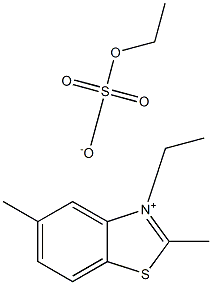 2,5-DIMETHYL-3-ETHYLBENZOTHIAZOLIUM ETHYLSULFATE Struktur