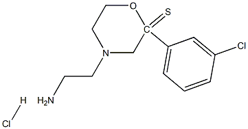 2-(3-Chlorophenyl)-2-Thiomorpholinoethanamine Hydrochloride Struktur