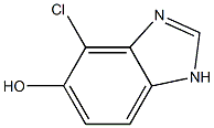 4-chloro-1H-Benzimidazol-5-ol, Struktur