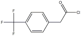 2-(4-(trifluoromethyl)phenyl)acetyl chloride Struktur