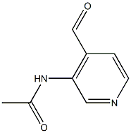 N-(4-formylpyridin-3-yl)acetamide Struktur