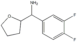 (3,4-difluorophenyl)(oxolan-2-yl)methanamine Struktur