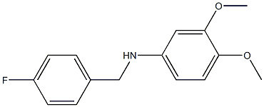 (3,4-dimethoxyphenyl)(4-fluorophenyl)methylamine Struktur