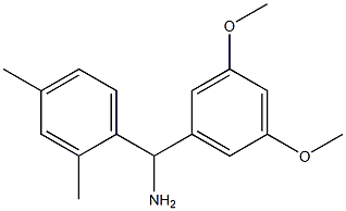 (3,5-dimethoxyphenyl)(2,4-dimethylphenyl)methanamine Struktur