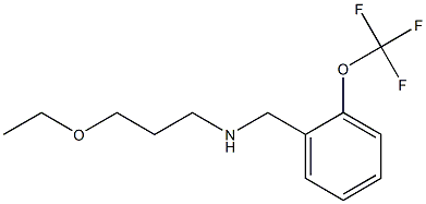 (3-ethoxypropyl)({[2-(trifluoromethoxy)phenyl]methyl})amine Struktur