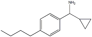 (4-butylphenyl)(cyclopropyl)methanamine Struktur