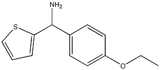 (4-ethoxyphenyl)(thiophen-2-yl)methanamine Struktur