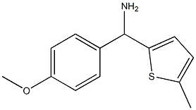 (4-methoxyphenyl)(5-methylthiophen-2-yl)methanamine Struktur